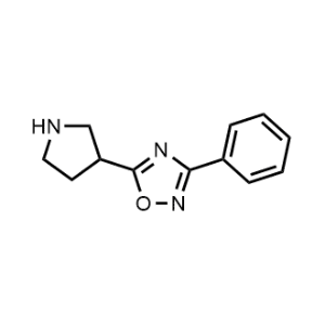 3-Phenyl-5-(pyrrolidin-3-yl)-1,2,4-oxadiazole|CS-0598077