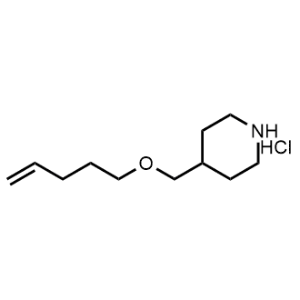 4-((Pent-4-en-1-yloxy)methyl)piperidine hydrochloride|CS-0598128