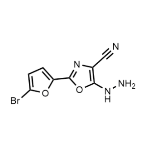 2-(5-Bromofuran-2-yl)-5-hydrazinyloxazole-4-carbonitrile|CS-0598230