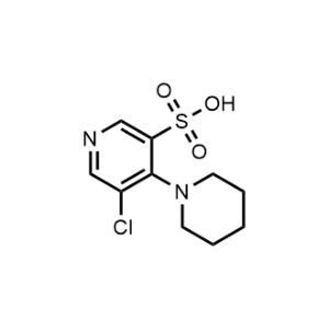 5-Chloro-4-(piperidin-1-yl)pyridine-3-sulfonic acid|CS-0598472