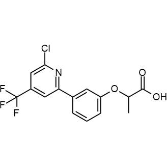 2-(3-(6-Chloro-4-(trifluoromethyl)pyridin-2-yl)phenoxy)propanoic acid|CS-0598480