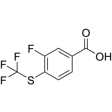 3-Fluoro-4-((trifluoromethyl)thio)benzoic acid|CS-0598499