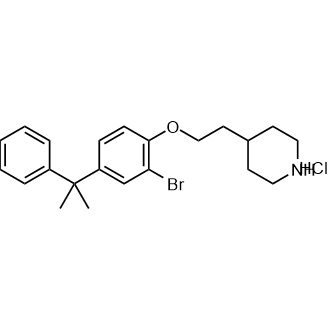 4-(2-(2-Bromo-4-(2-phenylpropan-2-yl)phenoxy)ethyl)piperidine hydrochloride|CS-0598549
