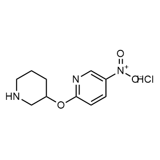 5-Nitro-2-(piperidin-3-yloxy)pyridine hydrochloride|CS-0598562