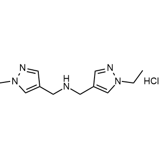1-(1-Ethyl-1H-pyrazol-4-yl)-N-((1-methyl-1H-pyrazol-4-yl)methyl)methanamine hydrochloride|CS-0598978