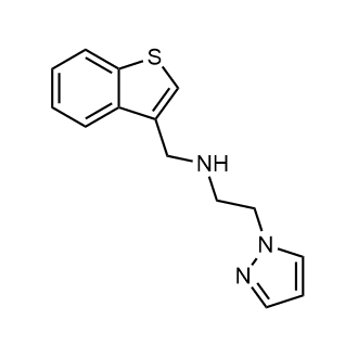 N-(benzo[b]thiophen-3-ylmethyl)-2-(1H-pyrazol-1-yl)ethan-1-amine|CS-0599056