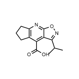 3-Isopropyl-6,7-dihydro-5H-cyclopenta[b]isoxazolo[4,5-e]pyridine-4-carboxylic acid|CS-0599110