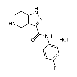 N-(4-fluorophenyl)-4,5,6,7-tetrahydro-1H-pyrazolo[4,3-c]pyridine-3-carboxamide hydrochloride|CS-0599168