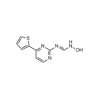 (E)-N-hydroxy-N'-(4-(thiophen-2-yl)pyrimidin-2-yl)formimidamide|CS-0599271
