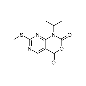 1-Isopropyl-7-(methylthio)-2H-pyrimido[4,5-d][1,3]oxazine-2,4(1H)-dione|CS-0599292