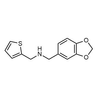 1-(Benzo[d][1,3]dioxol-5-yl)-N-(thiophen-2-ylmethyl)methanamine|CS-0599396