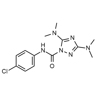 N-(4-chlorophenyl)-3,5-bis(dimethylamino)-1H-1,2,4-triazole-1-carboxamide|CS-0599566