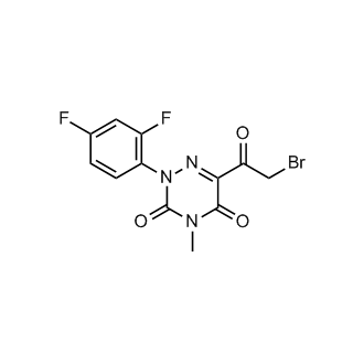 6-(2-Bromoacetyl)-2-(2,4-difluorophenyl)-4-methyl-1,2,4-triazine-3,5(2H,4H)-dione|CS-0599612