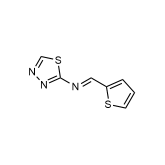 (E)-N-(1,3,4-thiadiazol-2-yl)-1-(thiophen-2-yl)methanimine|CS-0599672