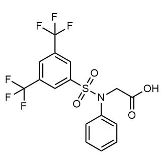 N-((3,5-bis(trifluoromethyl)phenyl)sulfonyl)-N-phenylglycine|CS-0599982