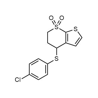 4-((4-Chlorophenyl)thio)-5,6-dihydro-4H-thieno[2,3-b]thiopyran 7,7-dioxide|CS-0600042