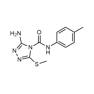 3-Amino-5-(methylthio)-N-(p-tolyl)-4H-1,2,4-triazole-4-carboxamide|CS-0600410