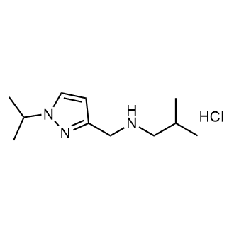 N-((1-isopropyl-1H-pyrazol-3-yl)methyl)-2-methylpropan-1-amine hydrochloride|CS-0601003