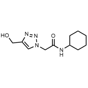 N-cyclohexyl-2-(4-(hydroxymethyl)-1H-1,2,3-triazol-1-yl)acetamide|CS-0601145