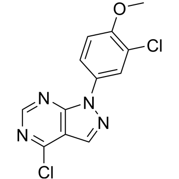 4-Chloro-1-(3-chloro-4-methoxyphenyl)-1H-pyrazolo[3,4-d]pyrimidine|CS-0601217