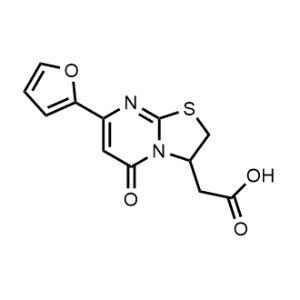 2-(7-(Furan-2-yl)-5-oxo-2,3-dihydro-5H-thiazolo[3,2-a]pyrimidin-3-yl)acetic acid|CS-0601238