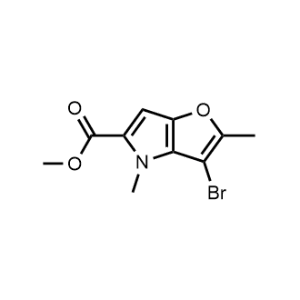 Methyl 3-bromo-2,4-dimethyl-4H-furo[3,2-b]pyrrole-5-carboxylate|CS-0601250