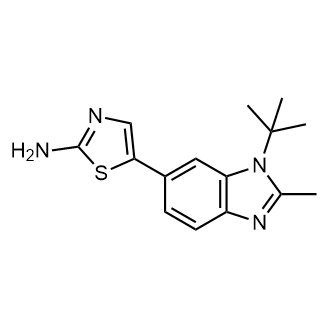 5-(1-(Tert-butyl)-2-methyl-1H-benzo[d]imidazol-6-yl)thiazol-2-amine|CS-0601260