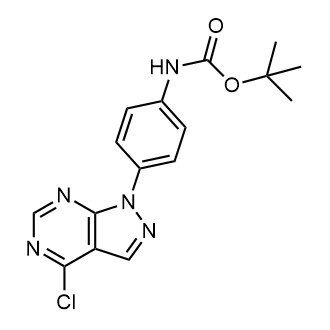Tert-butyl (4-(4-chloro-1H-pyrazolo[3,4-d]pyrimidin-1-yl)phenyl)carbamate|CS-0601278