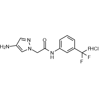2-(4-Amino-1H-pyrazol-1-yl)-N-(3-(trifluoromethyl)phenyl)acetamide hydrochloride|CS-0601333