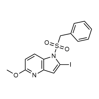 1-(Benzylsulfonyl)-2-iodo-5-methoxy-1H-pyrrolo[3,2-b]pyridine|CS-0601530