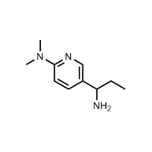 5-(1-Aminopropyl)-N,N-dimethylpyridin-2-amine|CS-0601589
