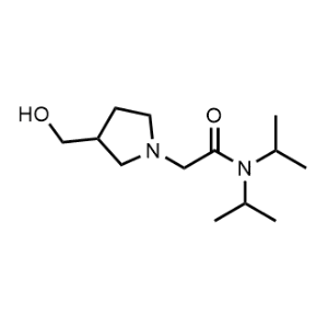 2-(3-(Hydroxymethyl)pyrrolidin-1-yl)-N,N-diisopropylacetamide|CS-0601669
