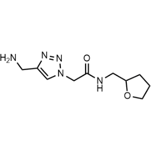 2-(4-(Aminomethyl)-1H-1,2,3-triazol-1-yl)-N-((tetrahydrofuran-2-yl)methyl)acetamide|CS-0601675