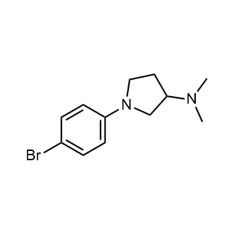 1-(4-Bromophenyl)-N,N-dimethylpyrrolidin-3-amine|CS-0601687