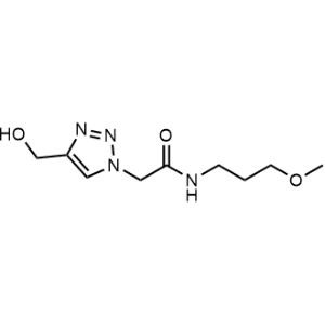 2-(4-(Hydroxymethyl)-1H-1,2,3-triazol-1-yl)-N-(3-methoxypropyl)acetamide|CS-0601779