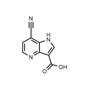 7-Cyano-1H-pyrrolo[3,2-b]pyridine-3-carboxylic acid|CS-0601989