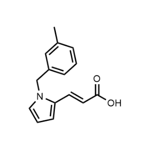 (E)-3-(1-(3-methylbenzyl)-1H-pyrrol-2-yl)acrylic acid|CS-0602094