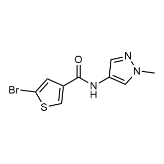 5-Bromo-N-(1-methyl-1H-pyrazol-4-yl)thiophene-3-carboxamide|CS-0602162
