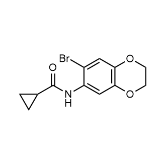 N-(7-bromo-2,3-dihydrobenzo[b][1,4]dioxin-6-yl)cyclopropanecarboxamide|CS-0602293