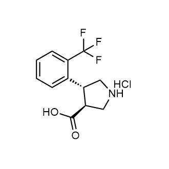 (3S,4R)-4-(2-(trifluoromethyl)phenyl)pyrrolidine-3-carboxylic acid hydrochloride|CS-0602326