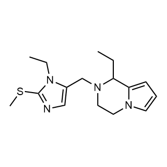 1-Ethyl-2-((1-ethyl-2-(methylthio)-1H-imidazol-5-yl)methyl)-1,2,3,4-tetrahydropyrrolo[1,2-a]pyrazine|CS-0602609