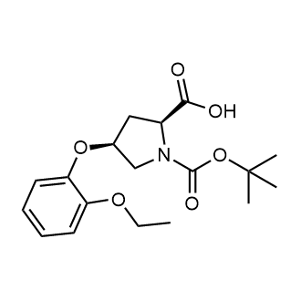(2S,4S)-1-(tert-butoxycarbonyl)-4-(2-ethoxyphenoxy)pyrrolidine-2-carboxylic acid|CS-0602639