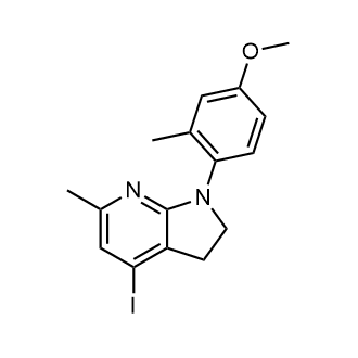 4-Iodo-1-(4-methoxy-2-methylphenyl)-6-methyl-2,3-dihydro-1H-pyrrolo[2,3-b]pyridine|CS-0602807