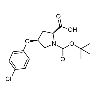 (2S,4S)-1-(tert-butoxycarbonyl)-4-(4-chlorophenoxy)pyrrolidine-2-carboxylic acid|CS-0602856