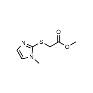 Methyl 2-((1-methyl-1H-imidazol-2-yl)thio)acetate|CS-0603897