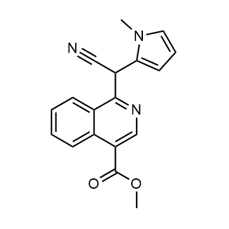 Methyl 1-(cyano(1-methyl-1H-pyrrol-2-yl)methyl)isoquinoline-4-carboxylate|CS-0603989