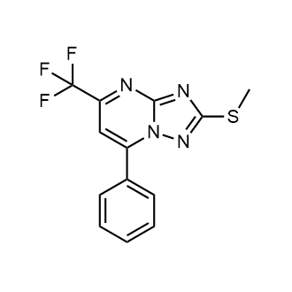 2-(Methylthio)-7-phenyl-5-(trifluoromethyl)-[1,2,4]triazolo[1,5-a]pyrimidine|CS-0603993
