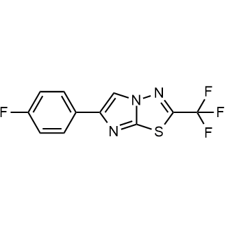 6-(4-Fluorophenyl)-2-(trifluoromethyl)imidazo[2,1-b][1,3,4]thiadiazole|CS-0604322