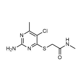 2-((2-Amino-5-chloro-6-methylpyrimidin-4-yl)thio)-N-methylacetamide|CS-0604436