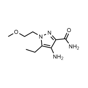 4-Amino-5-ethyl-1-(2-methoxyethyl)-1H-pyrazole-3-carboxamide|CS-0605444